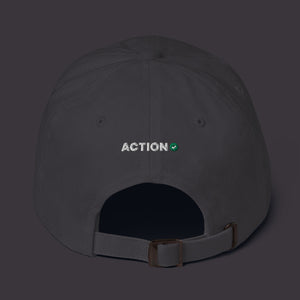 Action Check Dad Hat