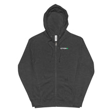 Load image into Gallery viewer, Unisex fleece zip up hoodie