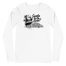 Load image into Gallery viewer, Santa Bet the Over Long Sleeve Tee