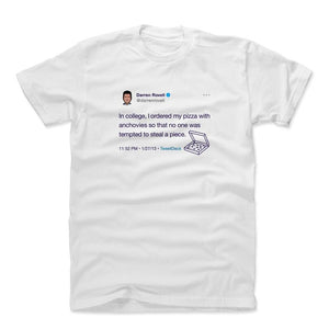 Darren Rovell Pizza Tweet Cotton T-Shirt